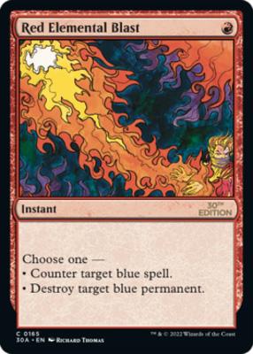 Red Elemental Blast Magic Th Anniversary Edition Card Kingdom