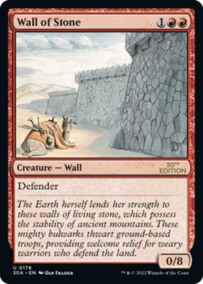 Wall of Stone | Magic 30th Anniversary Edition | Card Kingdom