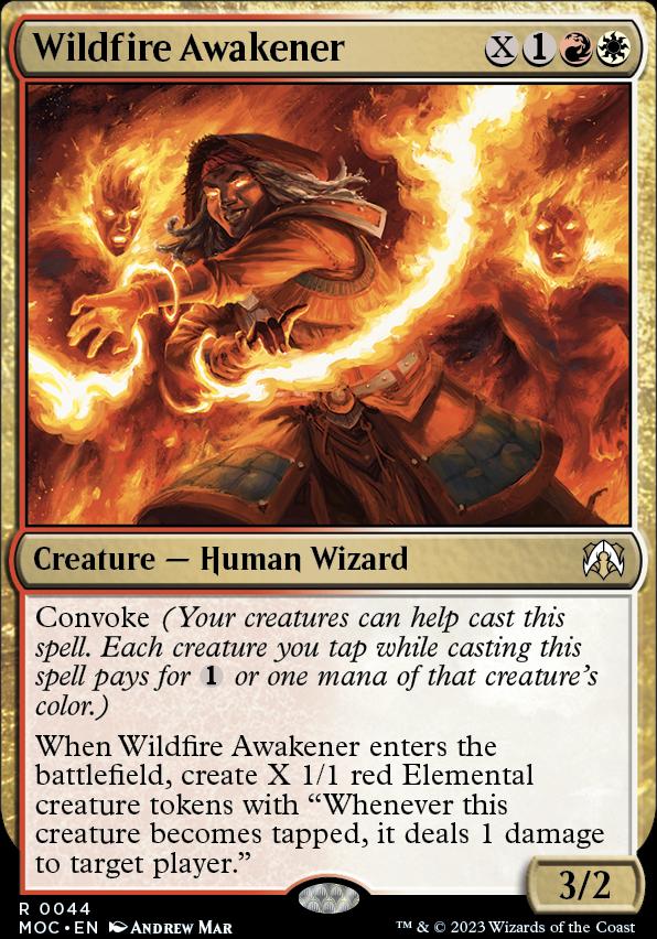 Wildfire Awakener | March of the Machine Commander Decks | Commander ...