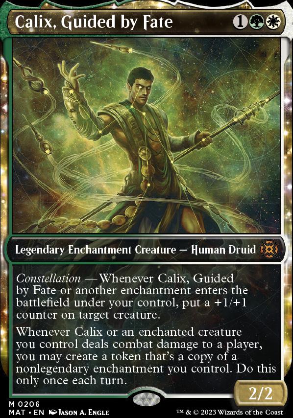 Calix, Guided by Fate | March of the Machine: The Aftermath Variants Foil |  Standard | Card Kingdom