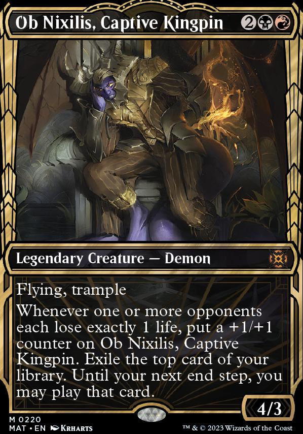 Ob Nixilis, Captive Kingpin | March of the Machine: The Aftermath Variants  Foil | Standard | Card Kingdom