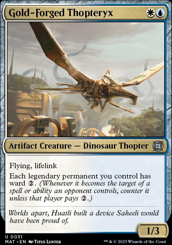 Gold-Forged Thopteryx | March of the Machine: The Aftermath | Standard |  Card Kingdom
