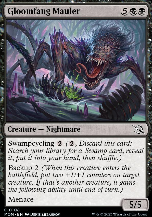 Gloomfang Mauler | March of the Machine Foil | Standard | Card Kingdom