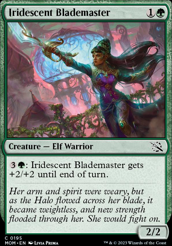 Iridescent Blademaster | March of the Machine Foil | Standard | Card Kingdom