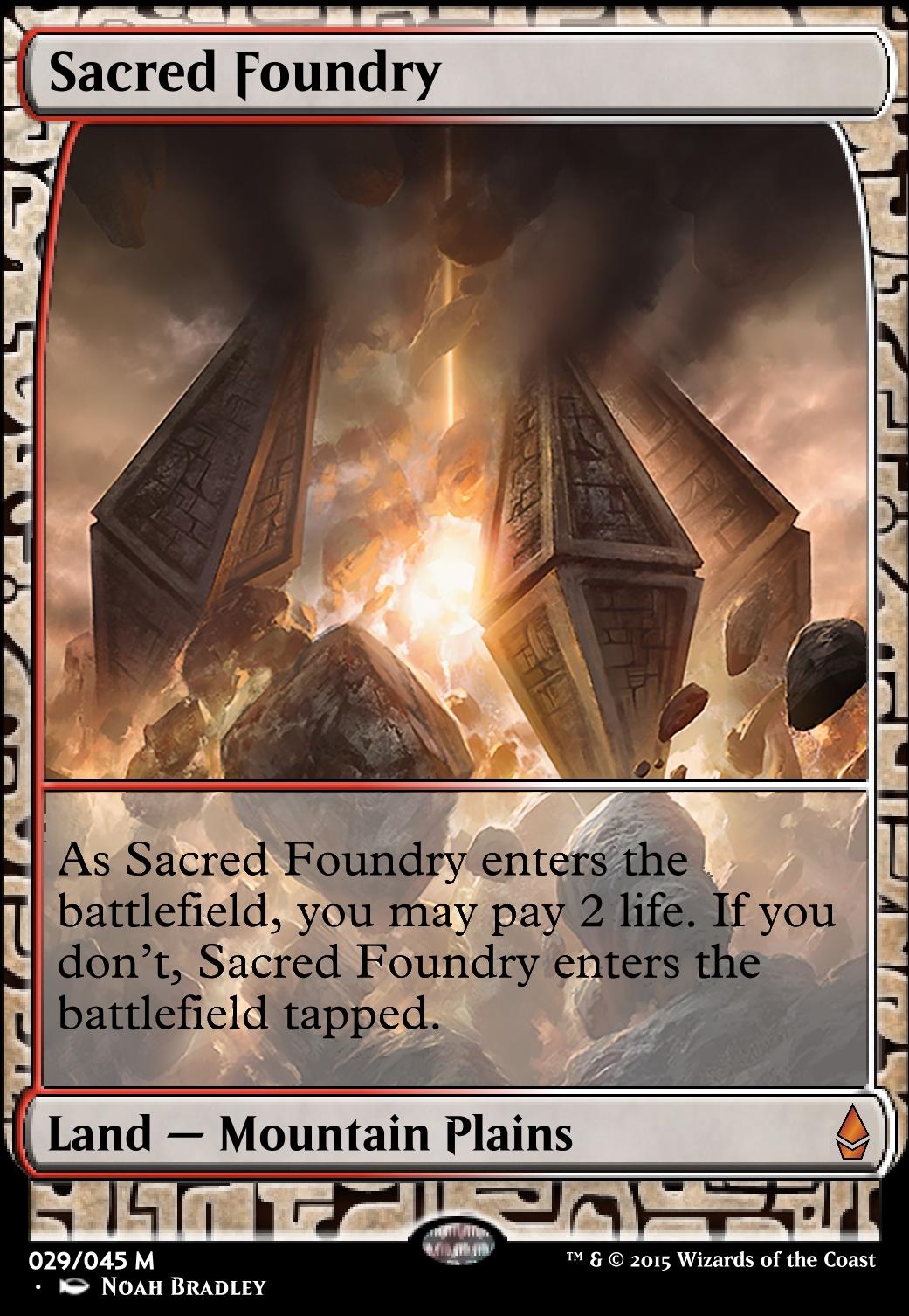 Sacred Foundry | Masterpiece Series: Expeditions | Card Kingdom