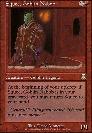 Squee, Goblin Nabob | Mercadian Masques Foil | Card Kingdom