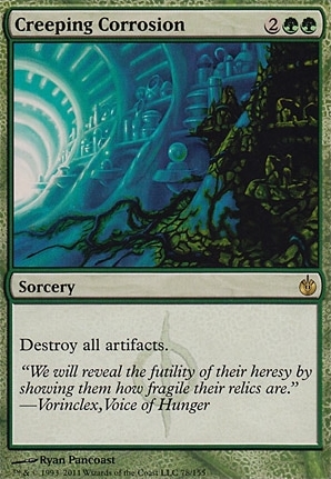 Creeping Corrosion | Mirrodin Besieged | Modern | Card Kingdom