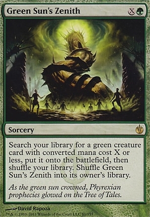 Green Sun's Zenith | Mirrodin Besieged Foil | Modern | Card Kingdom