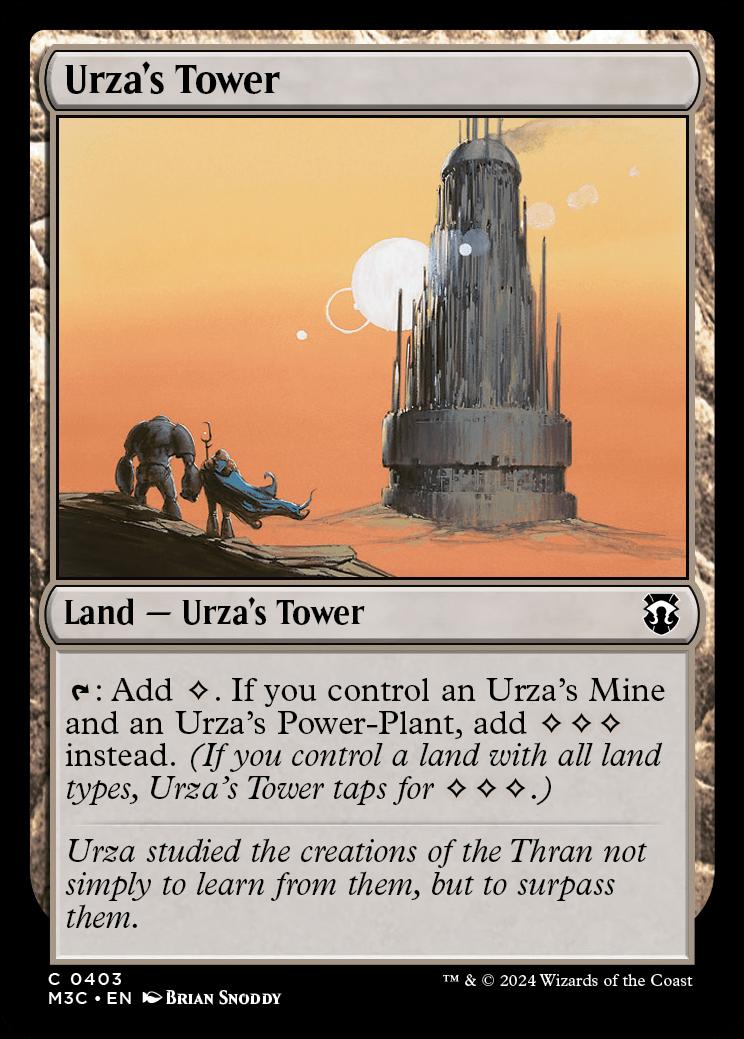 Urza's Tower | Modern Horizons 3 Commander Decks Foil | Commander ...