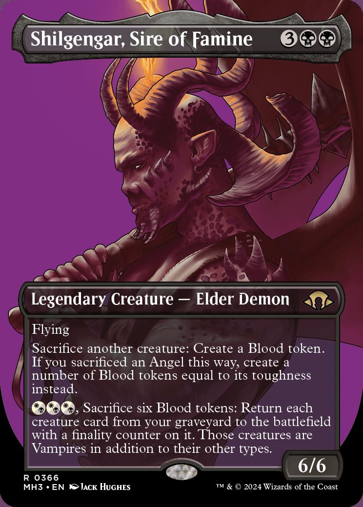 Shilgengar, Sire of Famine | Modern Horizons 3 Variants Foil | Modern ...