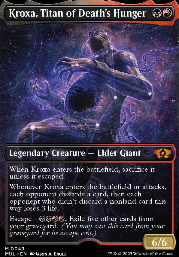 Kroxa, Titan of Death's Hunger | Multiverse Legends Foil | Card 