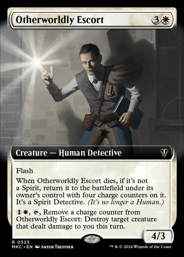 Otherworldly Escort | Murders at Karlov Manor Commander Decks Variants ...