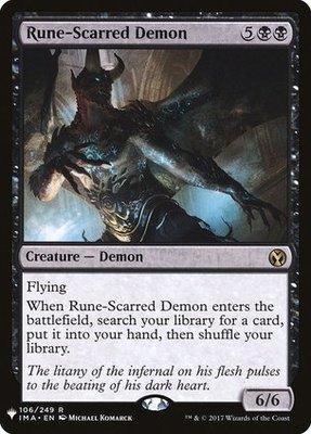 Mystery Booster: Rune-Scarred Demon
