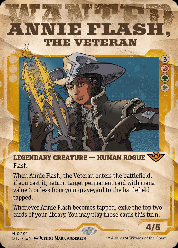 Annie Flash The Veteran Outlaws Of Thunder Junction Variants Foil Standard Card Kingdom