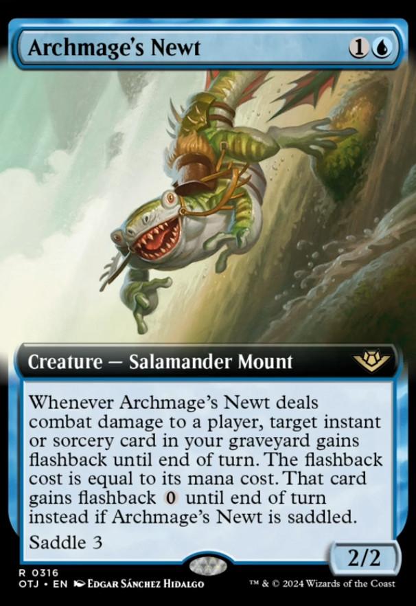 Archmage's Newt | Outlaws of Thunder Junction Variants | Standard ...