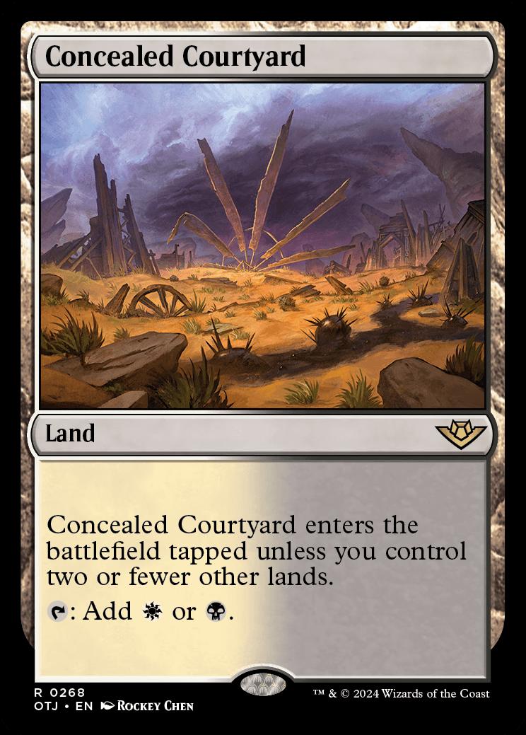 Concealed Courtyard | Outlaws of Thunder Junction | Standard | Card Kingdom