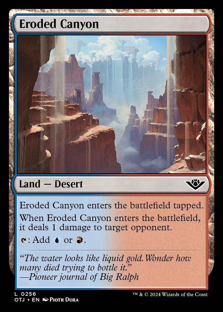 Eroded Canyon | Outlaws of Thunder Junction | Standard | Card Kingdom