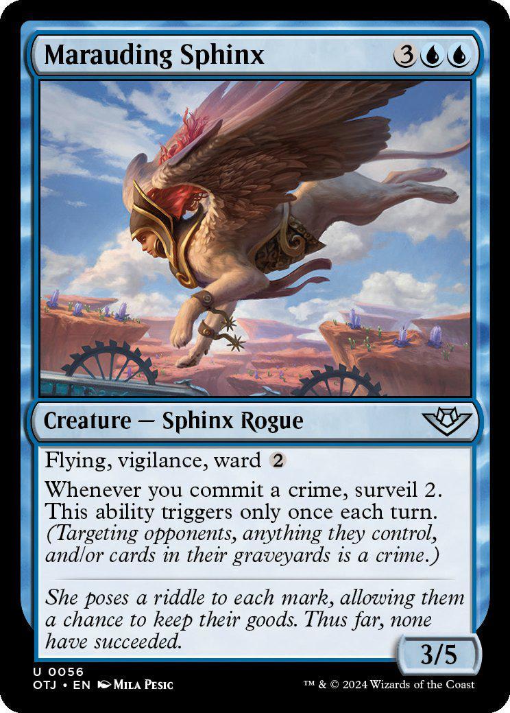 Marauding Sphinx | Outlaws of Thunder Junction Foil | Standard | Card  Kingdom