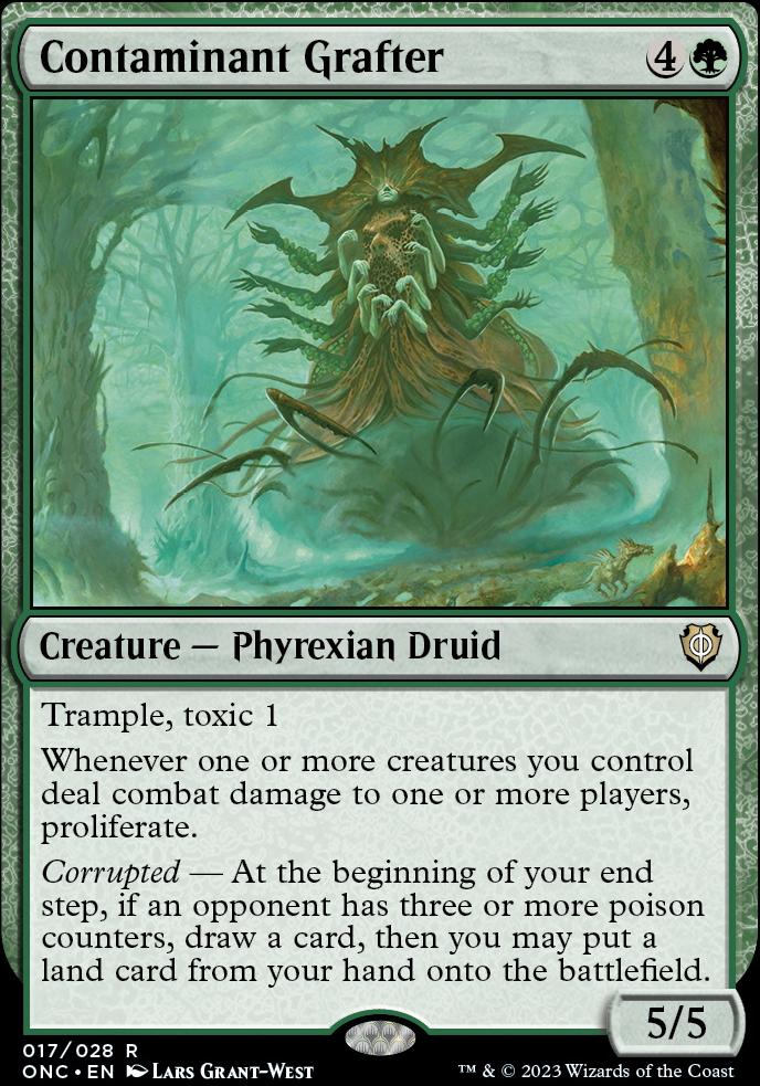 Contaminant Grafter | Phyrexia: All Will Be One Commander Decks ...