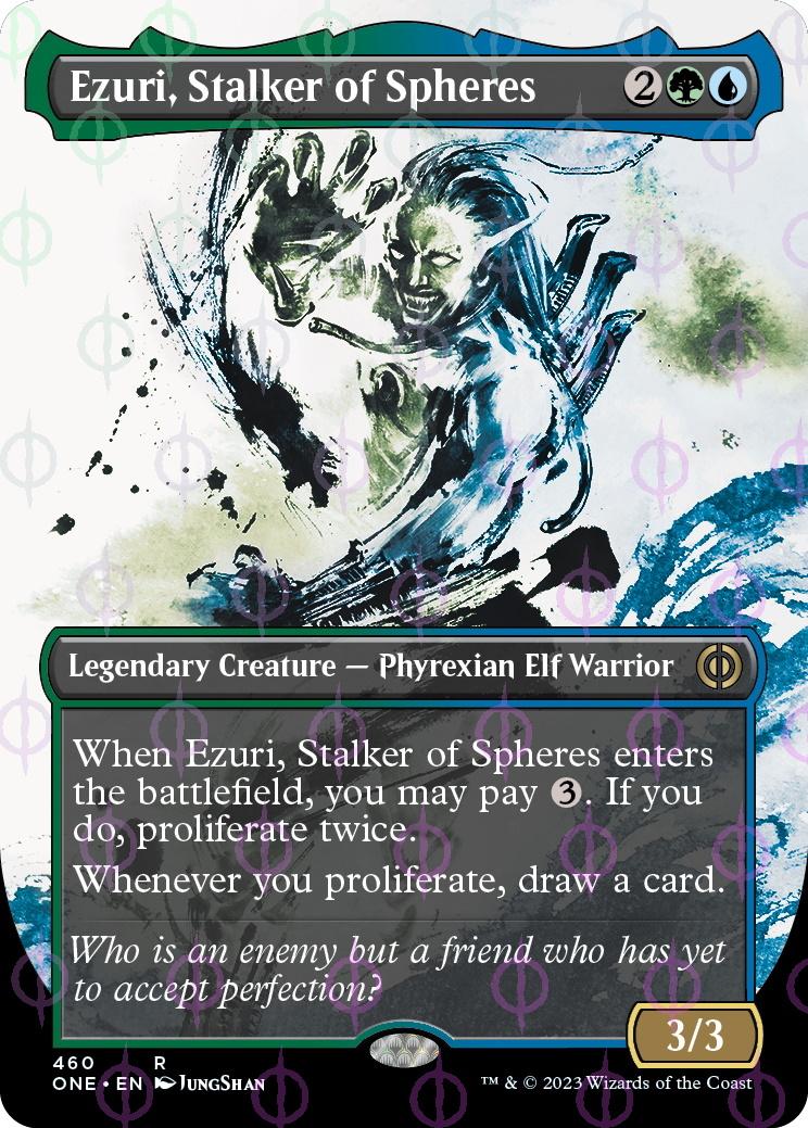 Ezuri, Stalker of Spheres | Phyrexia: All Will Be One Variants Foil |  Standard | Card Kingdom