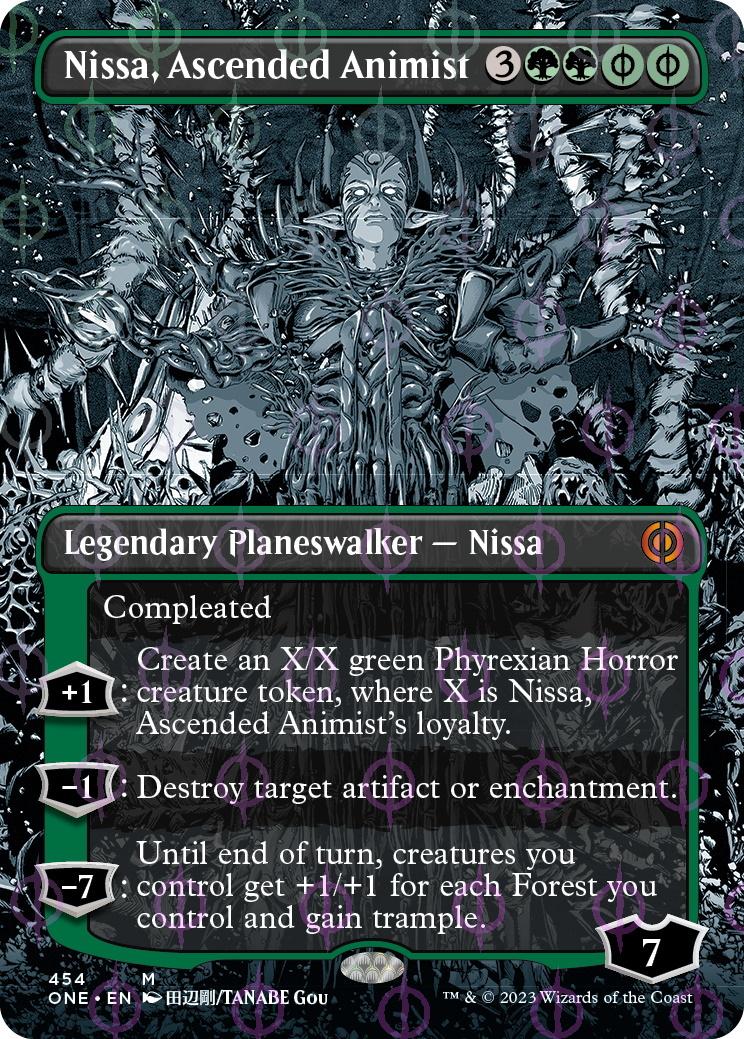 Nissa, Ascended Animist | Phyrexia: All Will Be One Variants Foil |  Standard | Card Kingdom