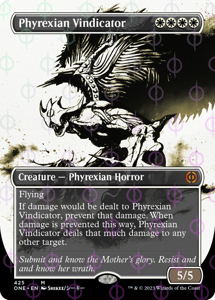 Phyrexian Vindicator | Phyrexia: All Will Be One Variants Foil ...