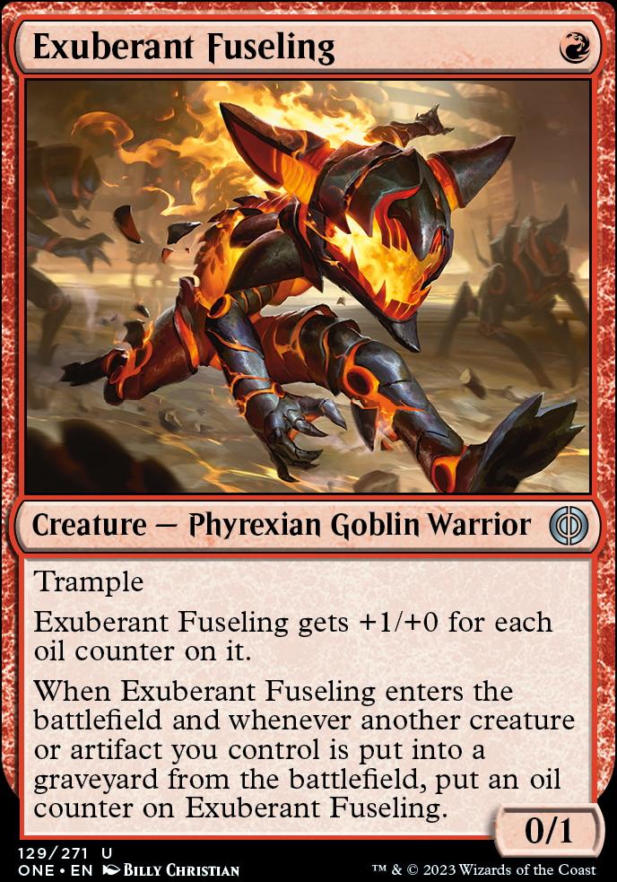 Exuberant Fuseling | Phyrexia: All Will Be One Foil | Standard | Card  Kingdom
