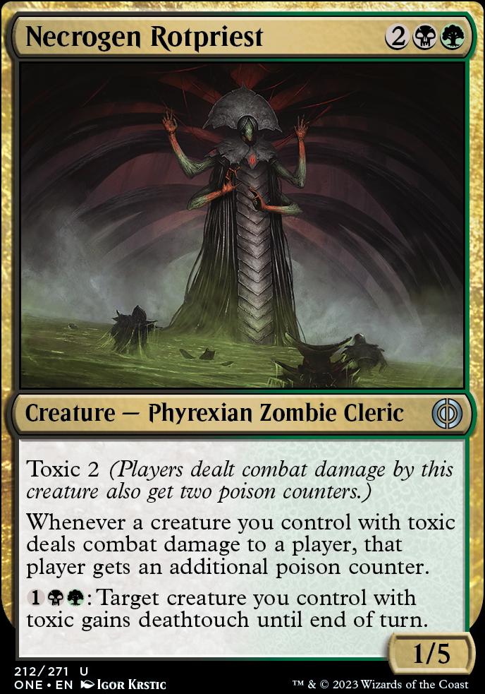 Necrogen Rotpriest | Phyrexia: All Will Be One Foil | Standard | Card 