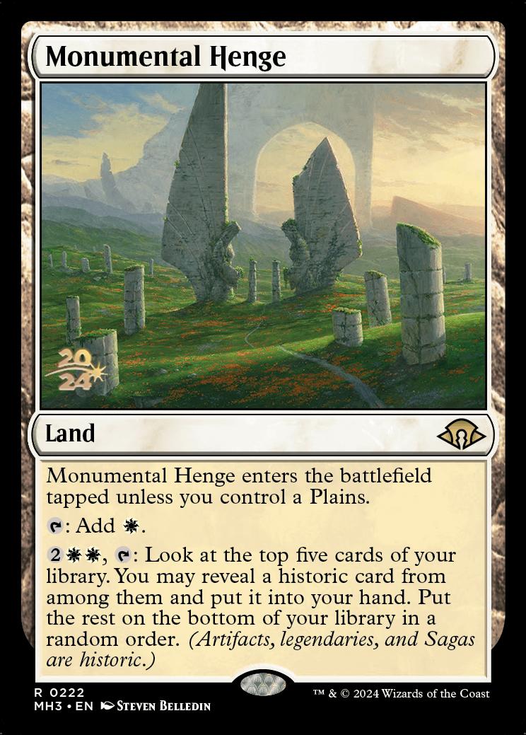 Promotional: Monumental Henge (Prerelease Foil)