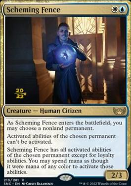 Scheming Fence | Promotional | Card Kingdom