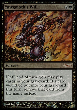 Promotional: Yawgmoth's Will (Judge Foil)