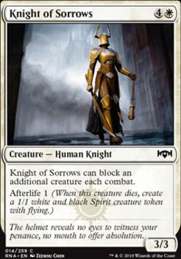 Knight of Sorrows, Ravnica Allegiance, Modern