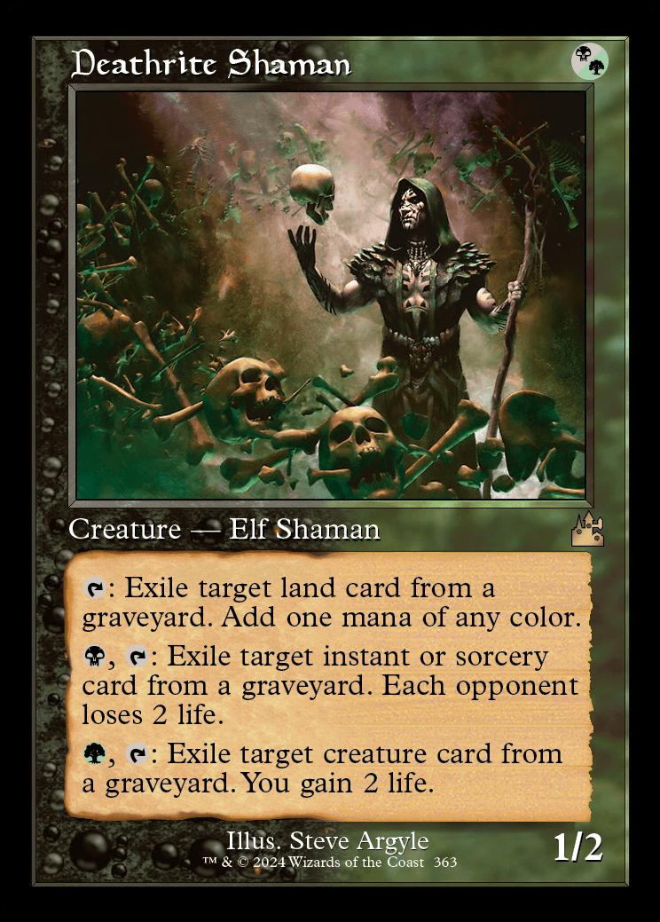 Deathrite Shaman | Ravnica Remastered Variants Foil | Card Kingdom