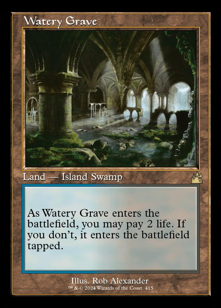 Watery Grave | Ravnica Remastered Variants Foil | Card Kingdom