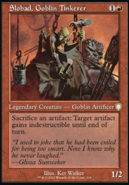 Slobad, Goblin Tinkerer | The Brothers' War Commander Decks | Commander ...