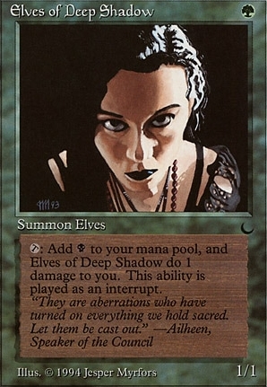 Elves of Deep Shadow | The Dark | Card Kingdom