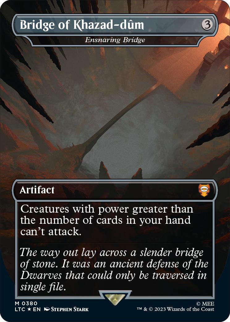 Ensnaring Bridge | The Lord of the Rings: Tales of Middle-earth Commander  Decks Variants Foil | Commander | Card Kingdom