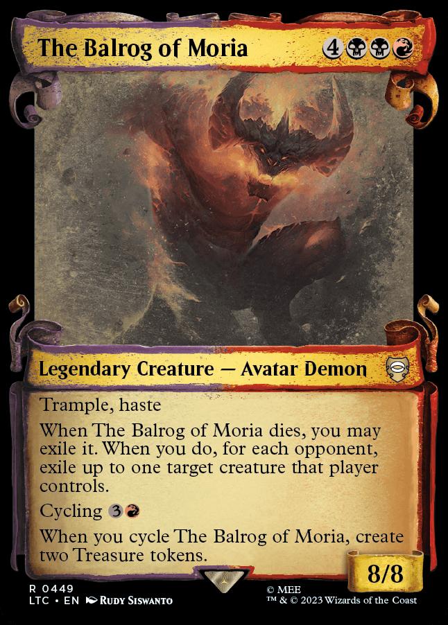 The Balrog Of Moria The Lord Of The Rings Tales Of Middle Earth