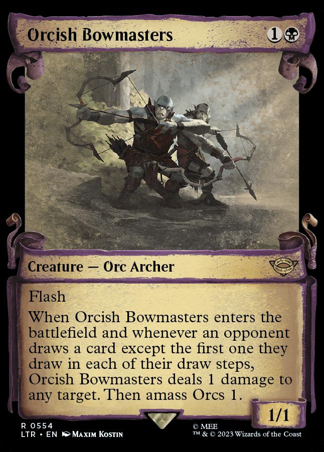 Orcish Bowmasters | The Lord of the Rings: Tales of Middle-earth Variants  Foil | Modern | Card Kingdom