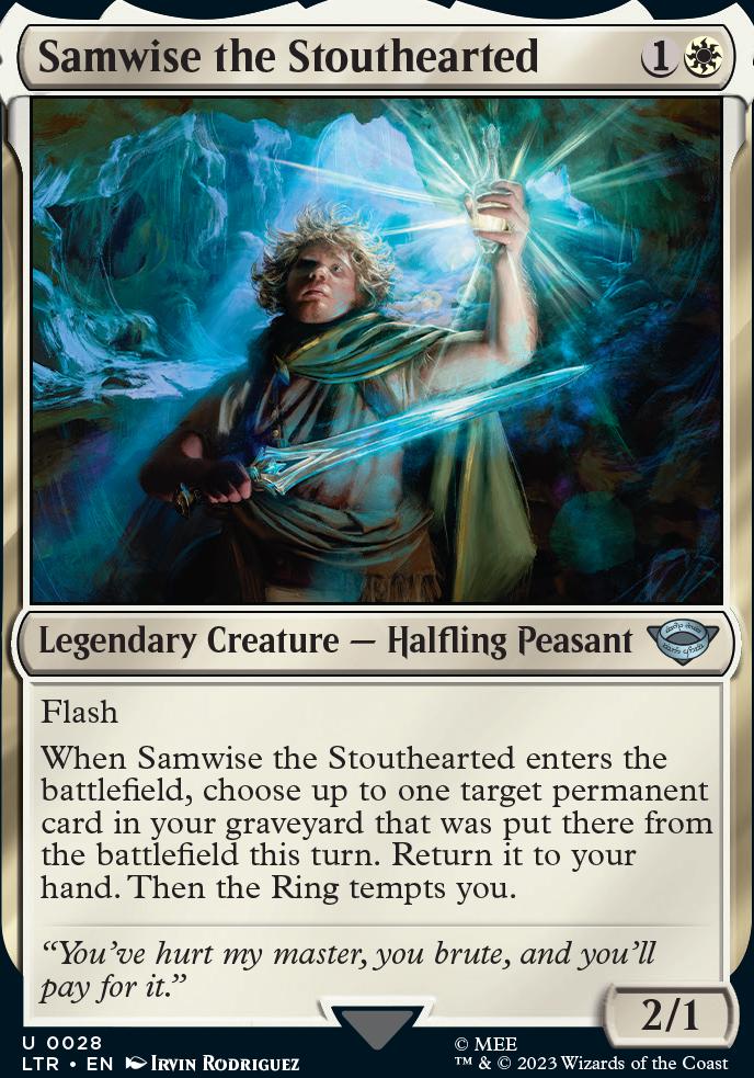 Samwise the Stouthearted | The Lord of the Rings: Tales of Middle-earth  Foil | Modern | Card Kingdom