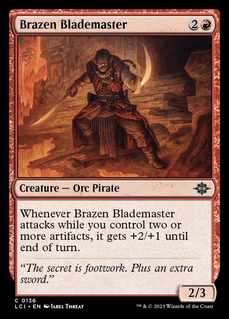 Brazen Blademaster | The Lost Caverns of Ixalan Foil | Standard | Card  Kingdom