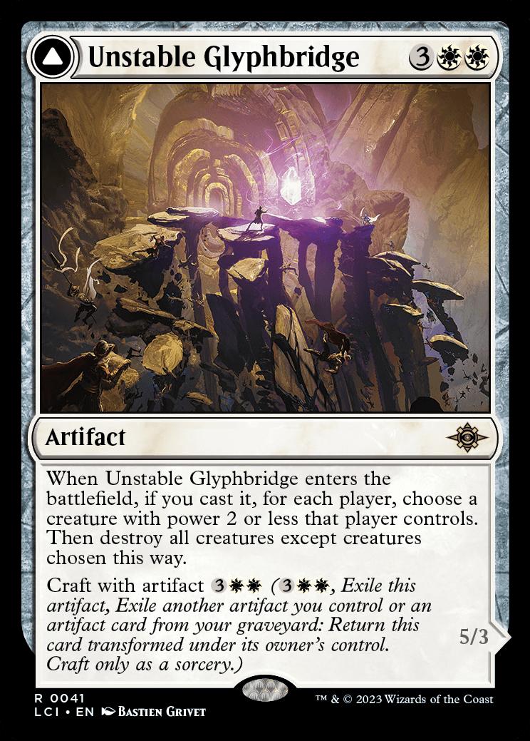 Unstable Glyphbridge | The Lost Caverns of Ixalan Foil | Standard | Card  Kingdom