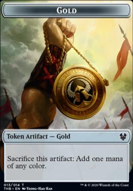 Gold Token Theros Beyond Death Standard Card Kingdom