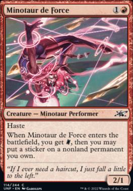 Minotaur de Force | Unfinity Foil | Card Kingdom