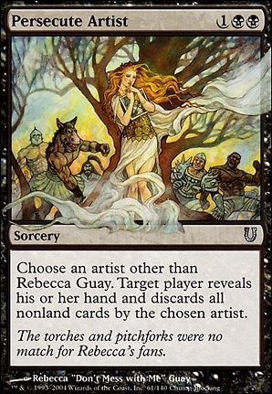 Persecute Artist | Unhinged Foil | Card Kingdom