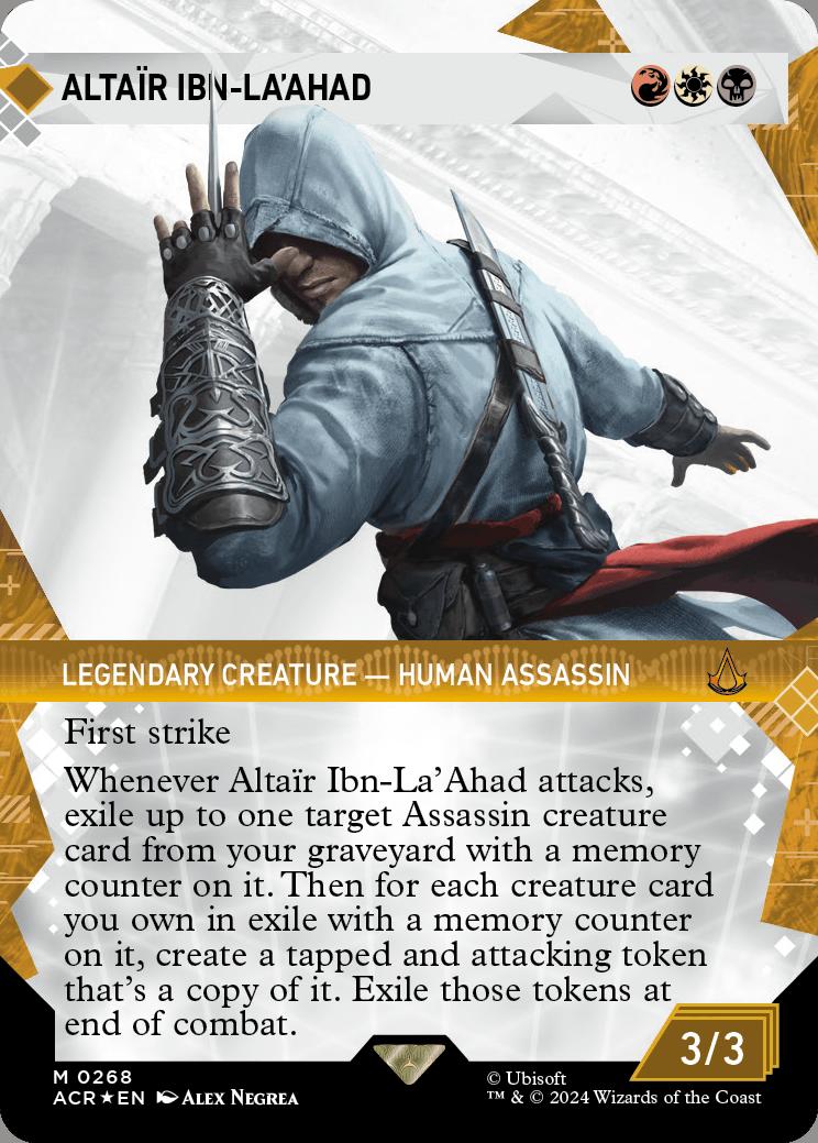 Altair Ibn Laahad Universes Beyond Assassins Creed Variants Foil