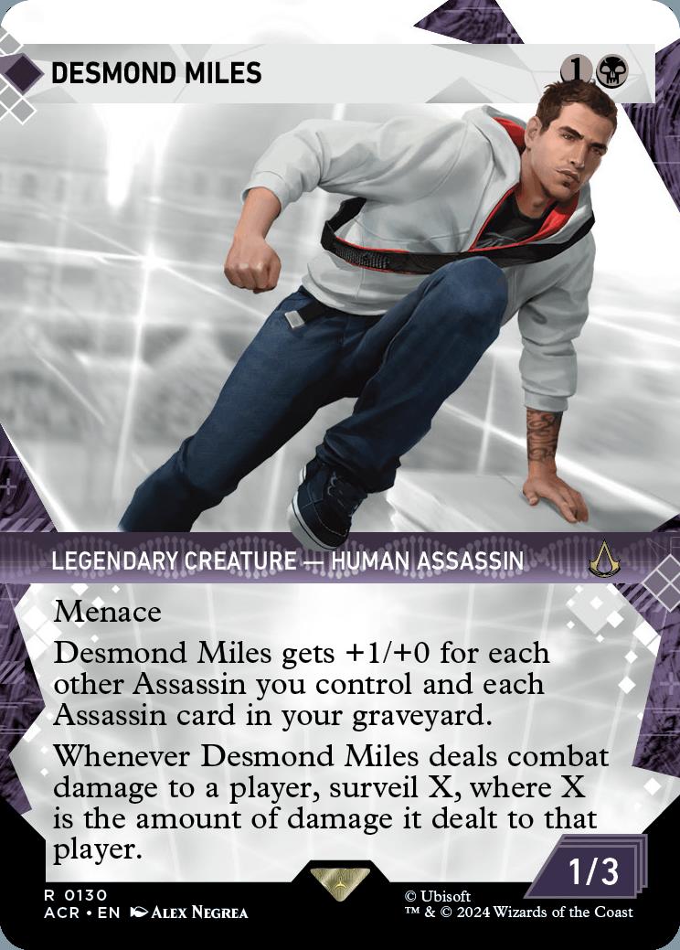 Desmond Miles | Universes Beyond: Assassin's Creed Variants Foil | Card ...