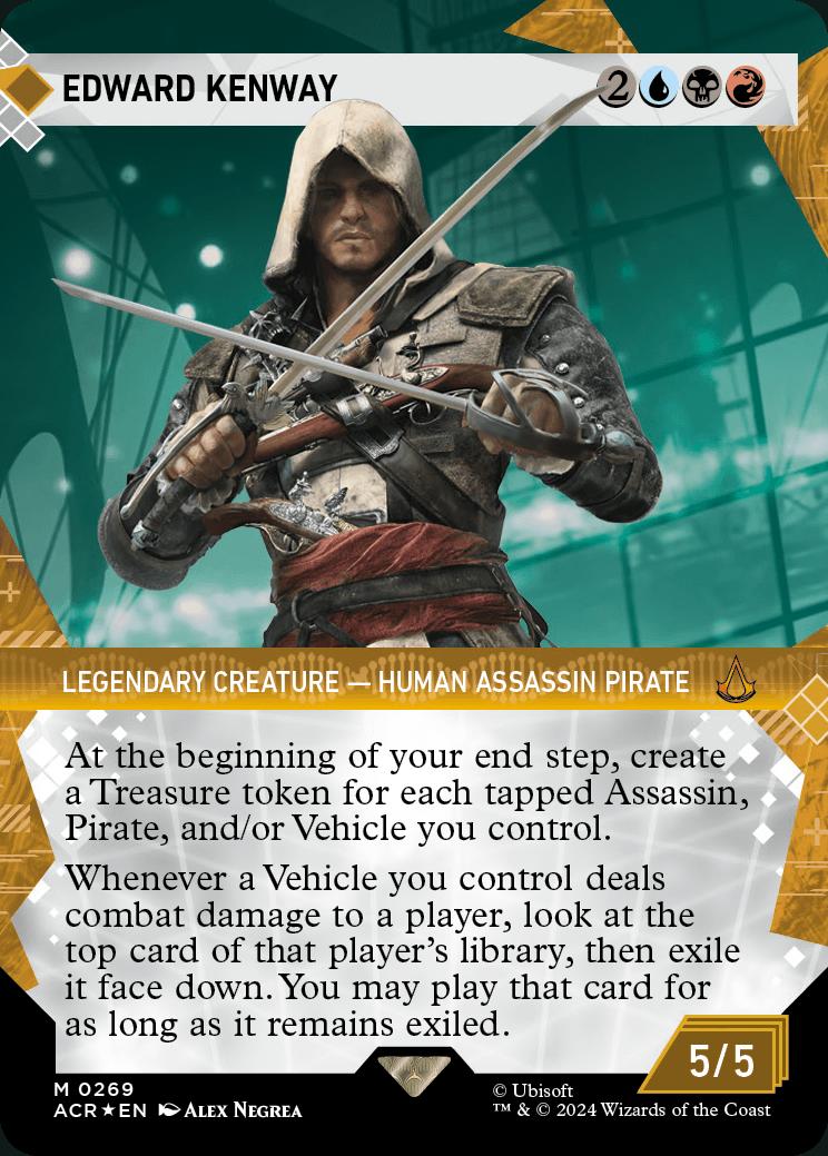 Edward Kenway | Universes Beyond: Assassin's Creed Variants Foil | Card ...