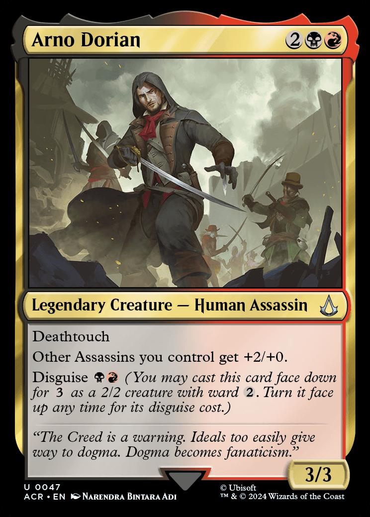 Arno Dorian Universes Beyond Assassins Creed Card Kingdom