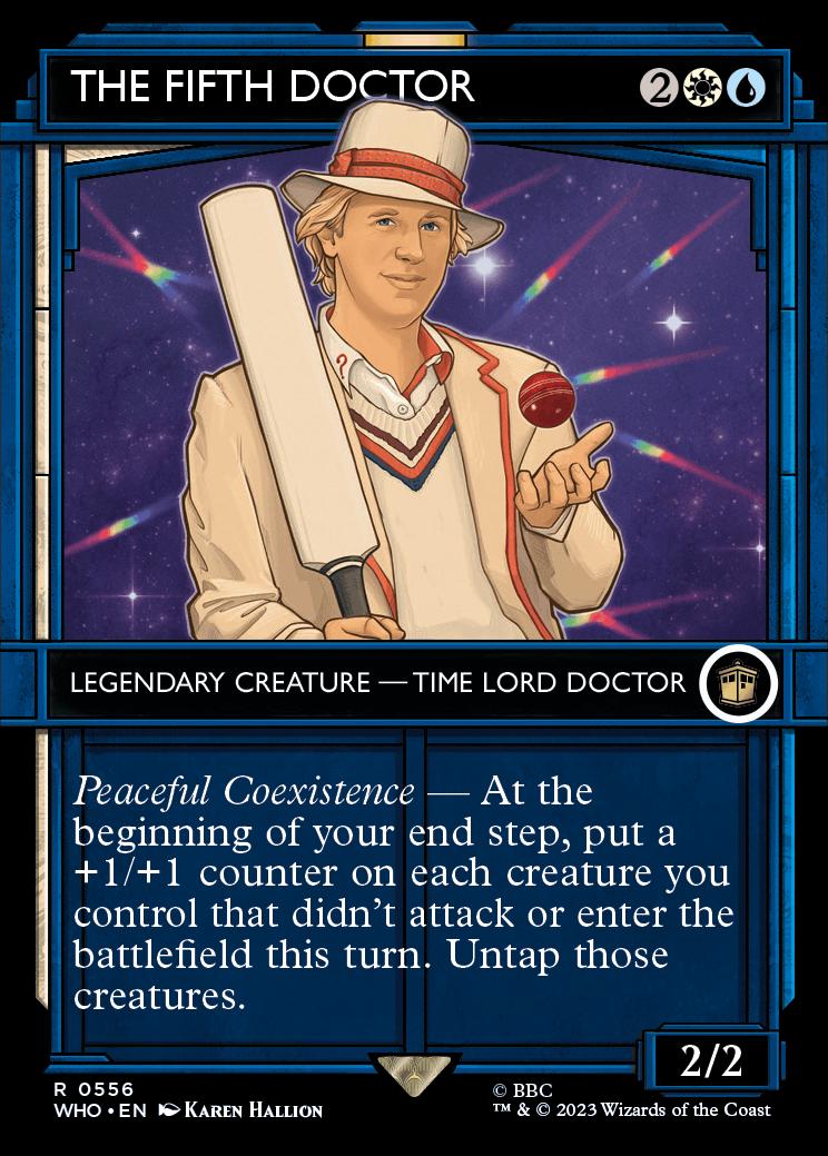 The Sixth Doctor  Universes Beyond: Doctor Who Variants Foil